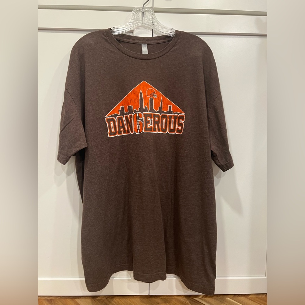 Vintage Cleveland Browns T-shirt xxl “Dangerous” #6 Baker Mayfield